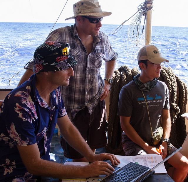 Reviewing the complex plan for offloading equipment and people on_20055812092_m