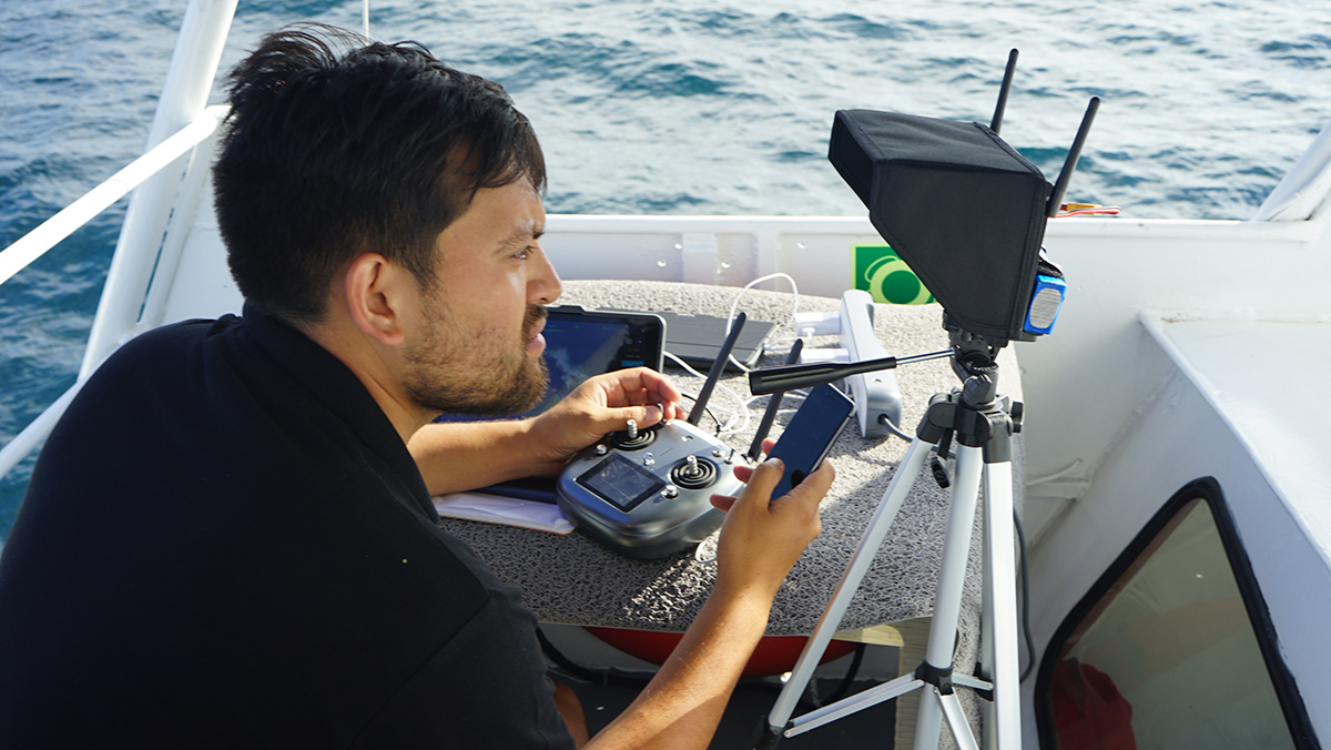 Island Conservation Galapagos National Park Seymour Norte invasive species Drone