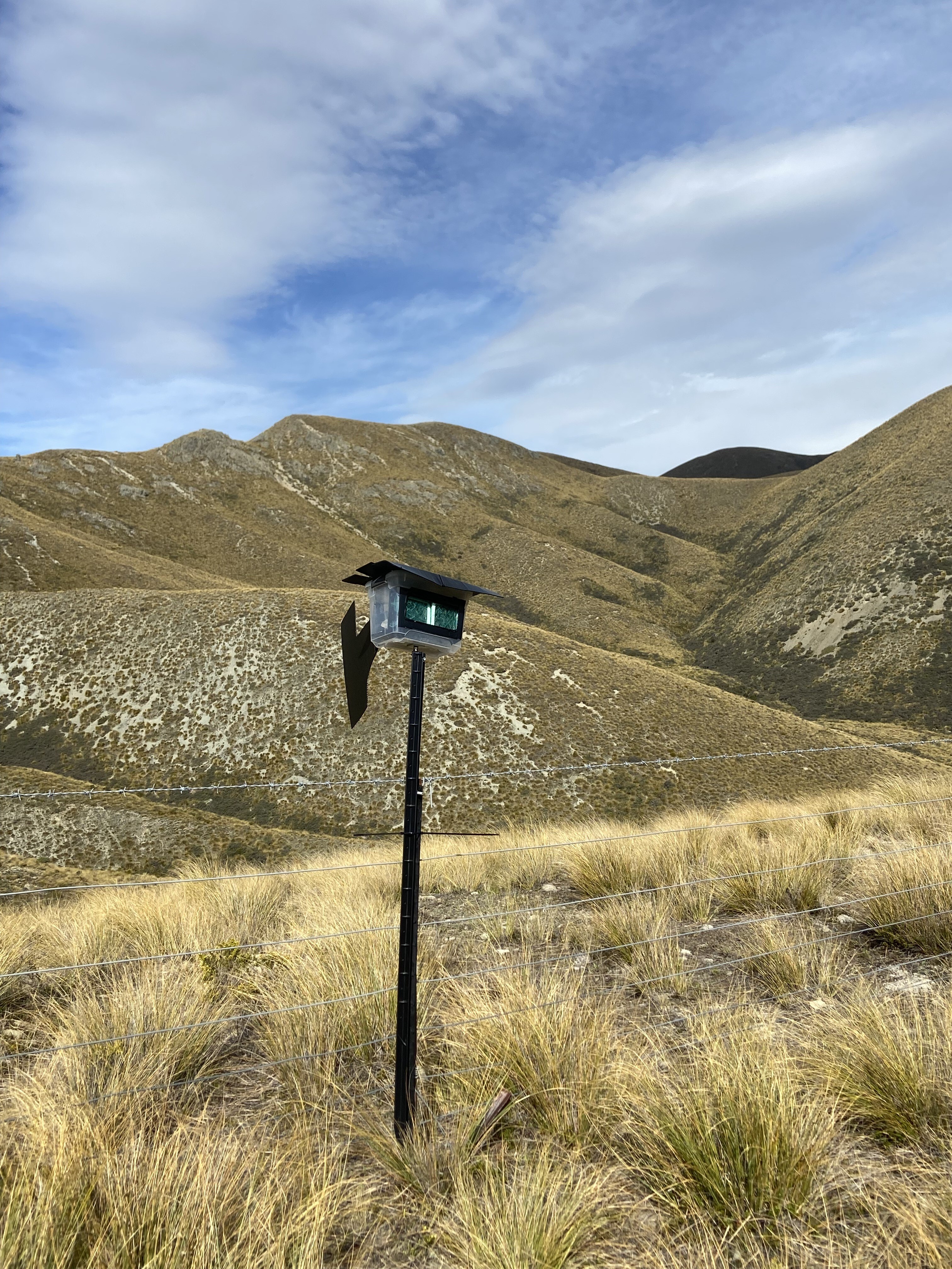 Island_Conservation_eDNA_sampler (2) A sampler collecting environmental DNA from the air in Central Otago, New Zealand.